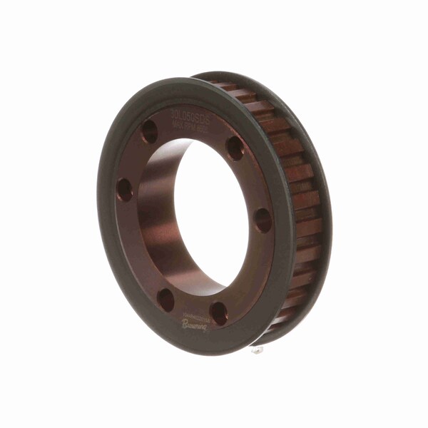 Steel Bushed Bore Gearbelt Pulley, 30L050SDS